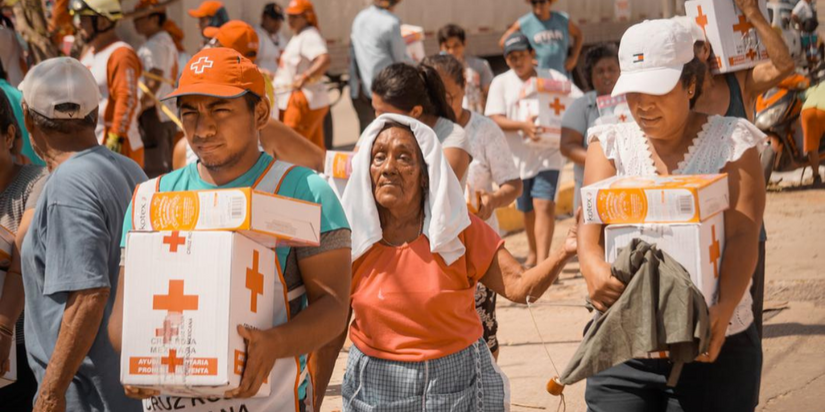 Mexican Red Cross response to Hurricane Otis on the state of Guerrero. Photo: Mexican Red Cross